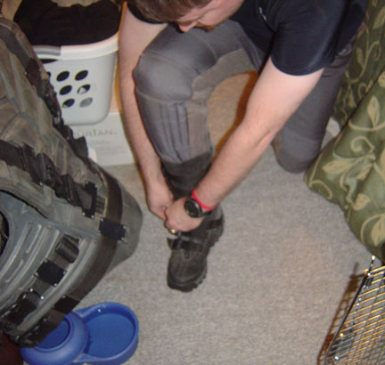 I'm too fat, so buckling the boots is a pain...